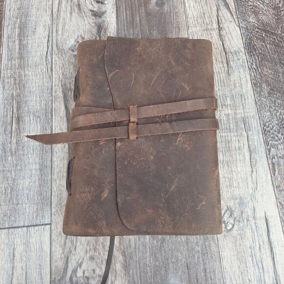 Jofelo Refillable Leather Bound Journal Handmade Writing Antique Vintage Diary - Picture 1 of 11